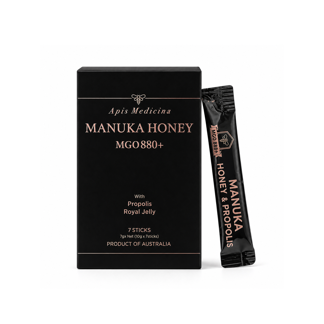 Apis Medicina Manuka MGO880+ honey 7 sticks