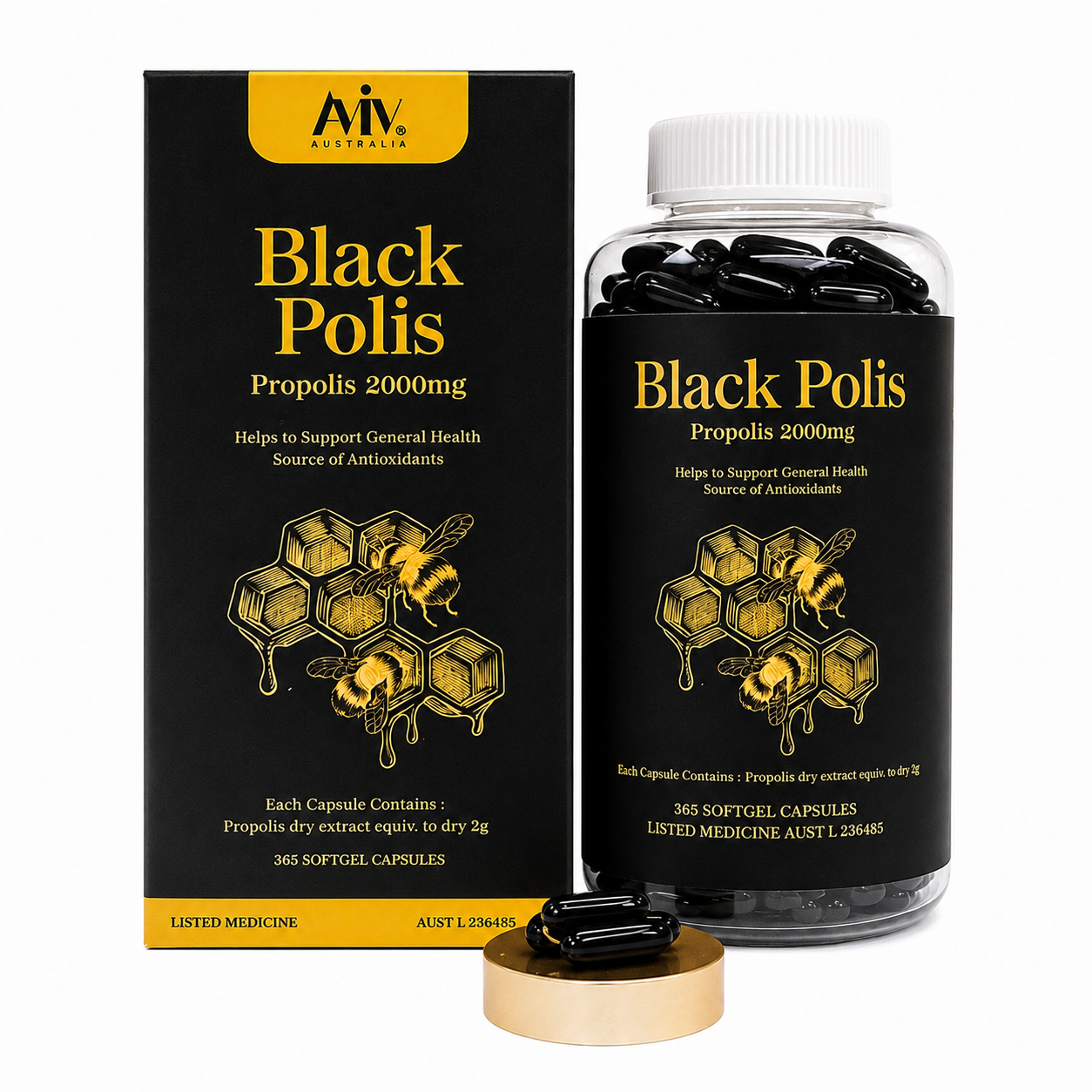 AVIV Blackpolis 365 caps