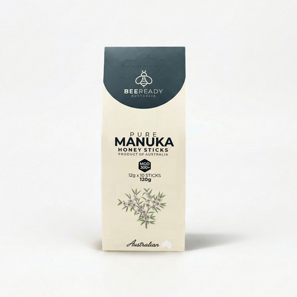 BEEREADY Manuka MGO300+ honey sticks 120g