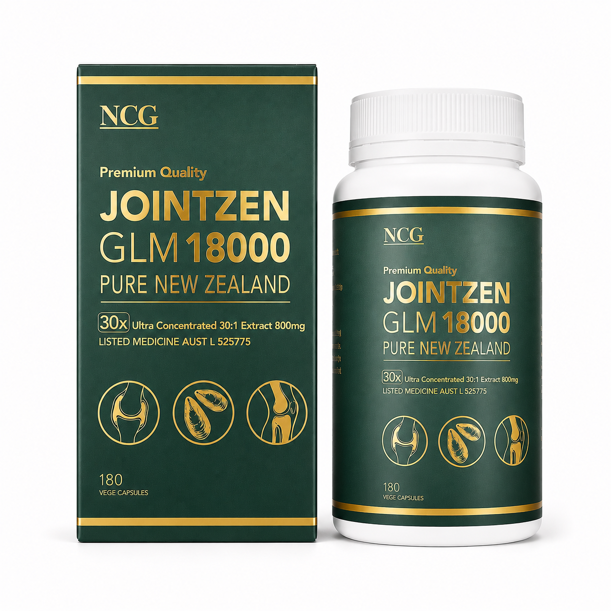 NCG Green Lipped Mussel 180caps