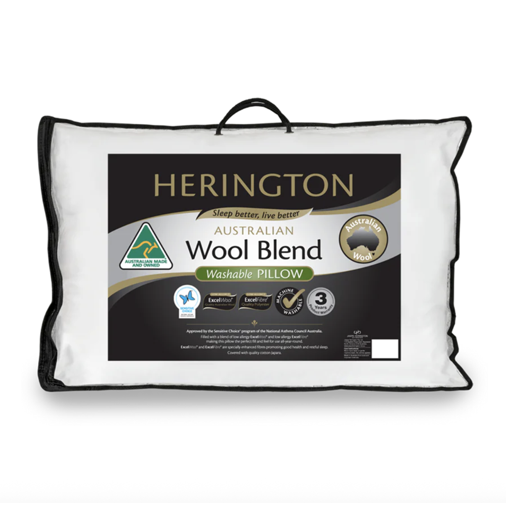 Herington Australian Wool Blend Washable Pillow